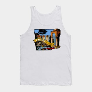 Capri, Italy Decal Tank Top